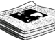 newspapers, periodical, publication, news, featured, articles, informative, information, prints, black and white,