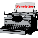 typewriter, write, tap, paper, marketing, communication, advertising, old, old-fashioned, comic, office, office furnishings, good old time, author, writer, manuscript, text, recruit clients, acquisition, internet marketing, typewriter, typewriter, newsletter