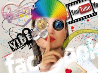 social media, interaction, woman, abstract, head, media, youtube, lens, multimedia, advertising, entertainment, media hype, marketing, creativity, influencer,