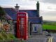 north ireland, telephone booth, red cabin, red, english, united kingdom, house, cabin phone,