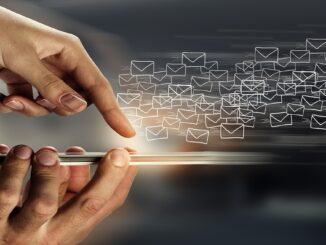 email, mail, hand, smartphone, write, contact, spam, e-mails