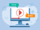marketing, digital marketing, computer, megaphone, technology, flat drawing, screen, email marketing