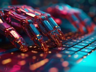 ai generated, robot, future, typing, writing, creating content, content creation, artificial content, machine learning, automated content, artificial intelligence