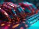 ai generated, robot, future, typing, writing, creating content, content creation, artificial content, machine learning, automated content, artificial intelligence